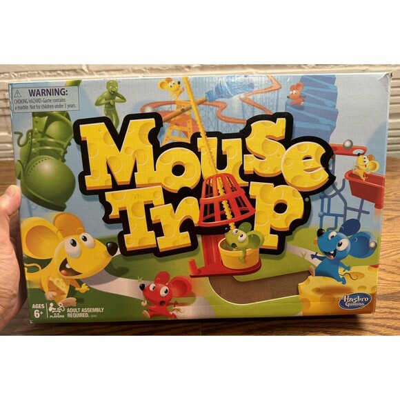 MOUSE TRAP Board Game for Kids Ages 6 & Up,‎ Classic Kids Game Mouse Trap Game - Picture 1 of 9